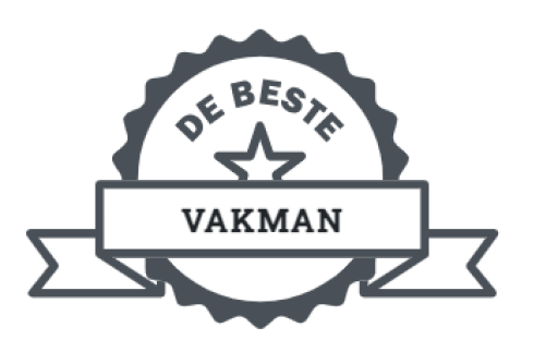 Het logo van de Beste Vakman, uw stukadoor voor in Den Bosch